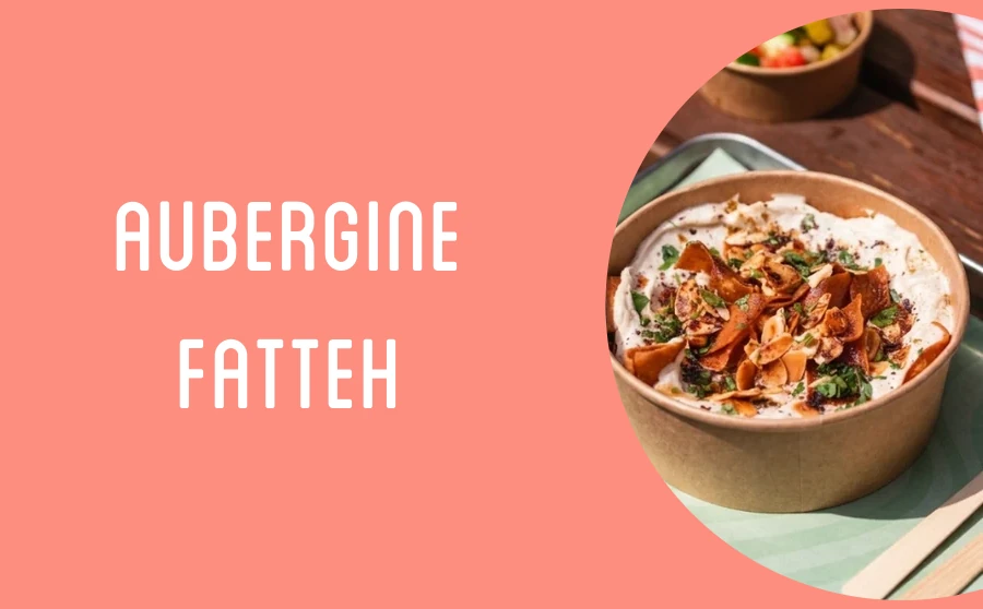 Aubergine Fatteh (R / L)