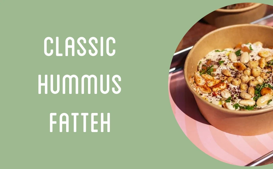 Classic Hummus Fatteh (R / L)