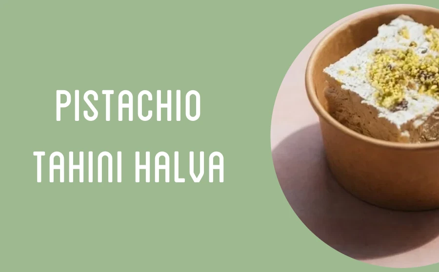 Pistachio Tahini Halva